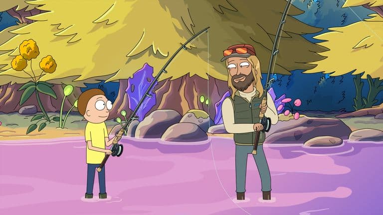 Aus der Mitte entspringt ein Rick
