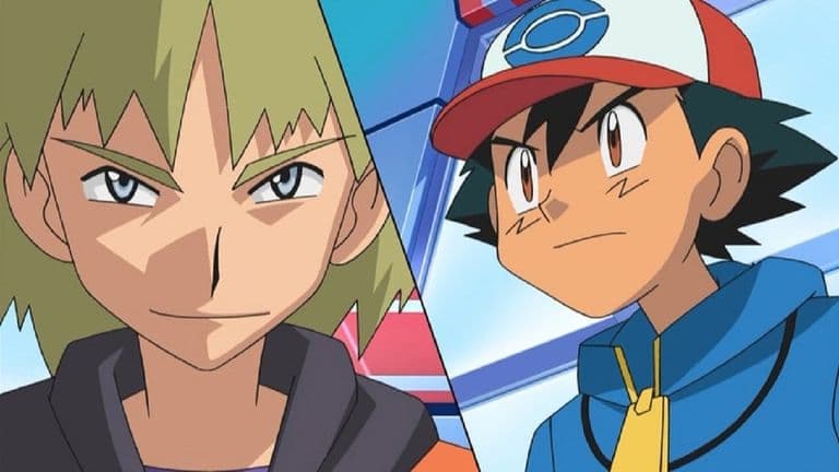 Zwei Rivalen im Pokémon-Kampfklub