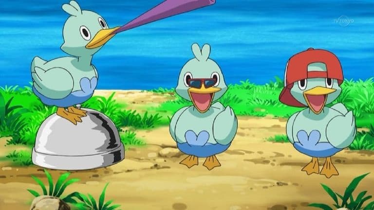 Pikachu und das Piccolente-Trio!